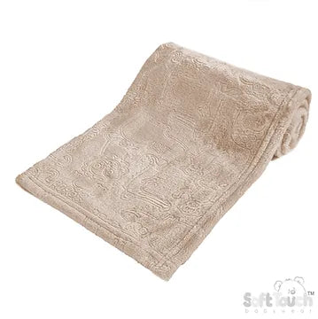 Soft Touch - Baby embossed blankets - Various Colours