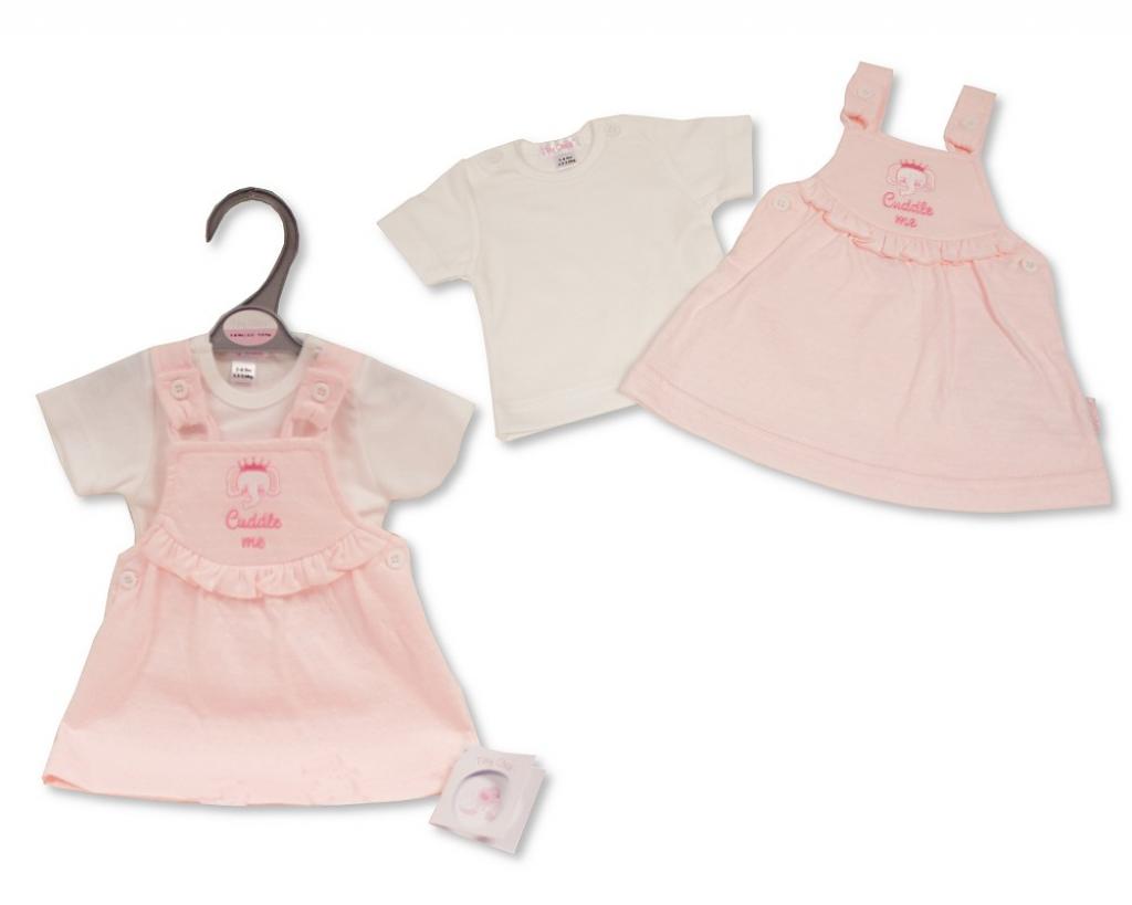 Tiny Chick "Cuddle Me" Pinafore Set