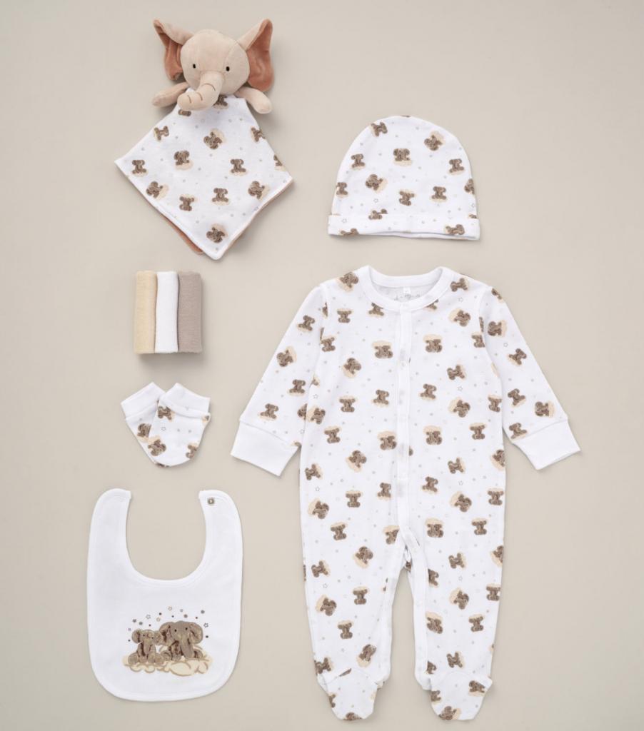 Rock A Bye Boutique - 'Elephant' 8 Piece Gift Set