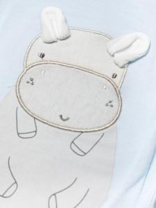 Rock A Bye Baby Hippo Bodysuit and short