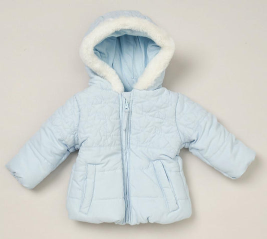 Rock A Bye Boutique - Sky Blue Padded Jacket