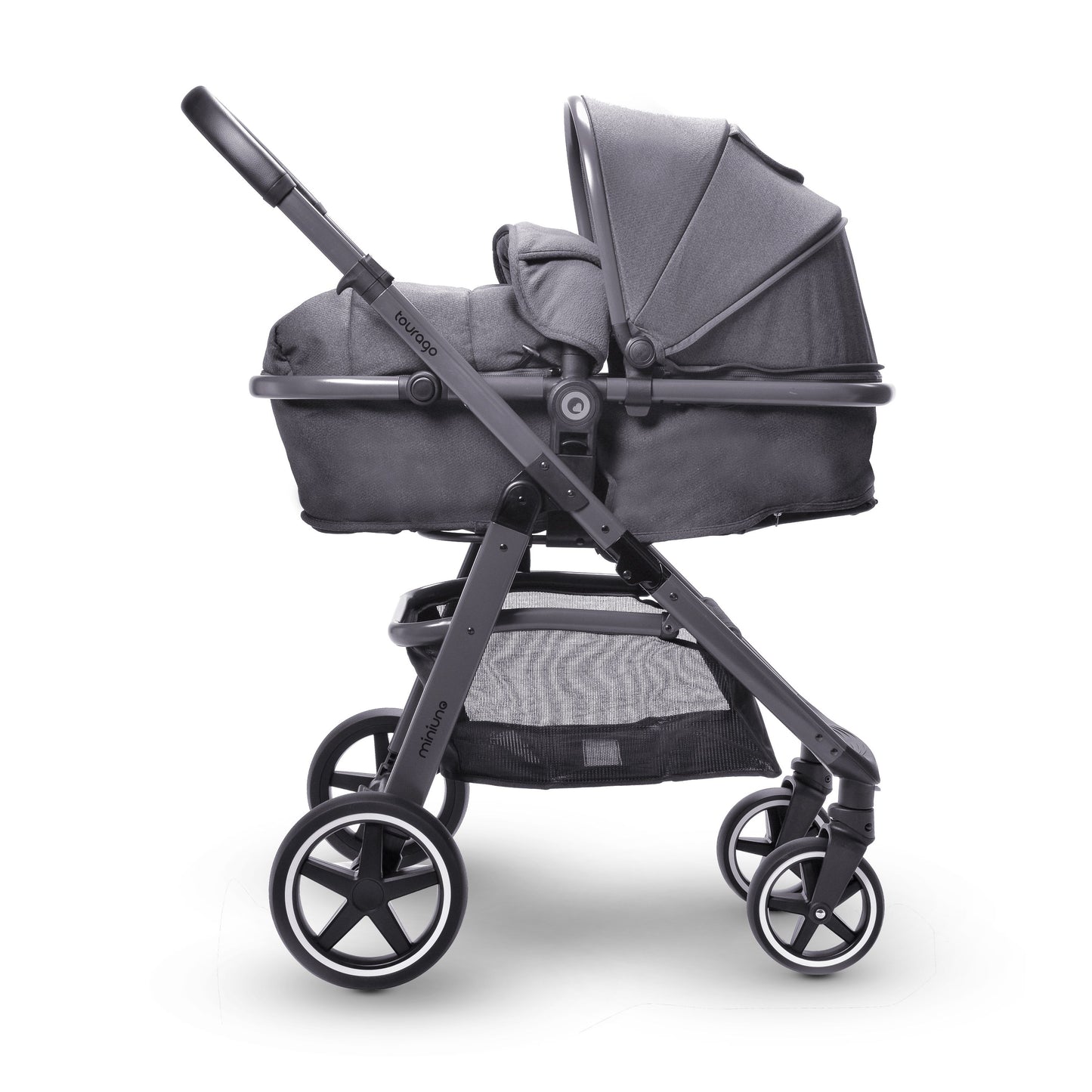 Miniuno TouraGo 2-in-1 Travel System - Anthracite