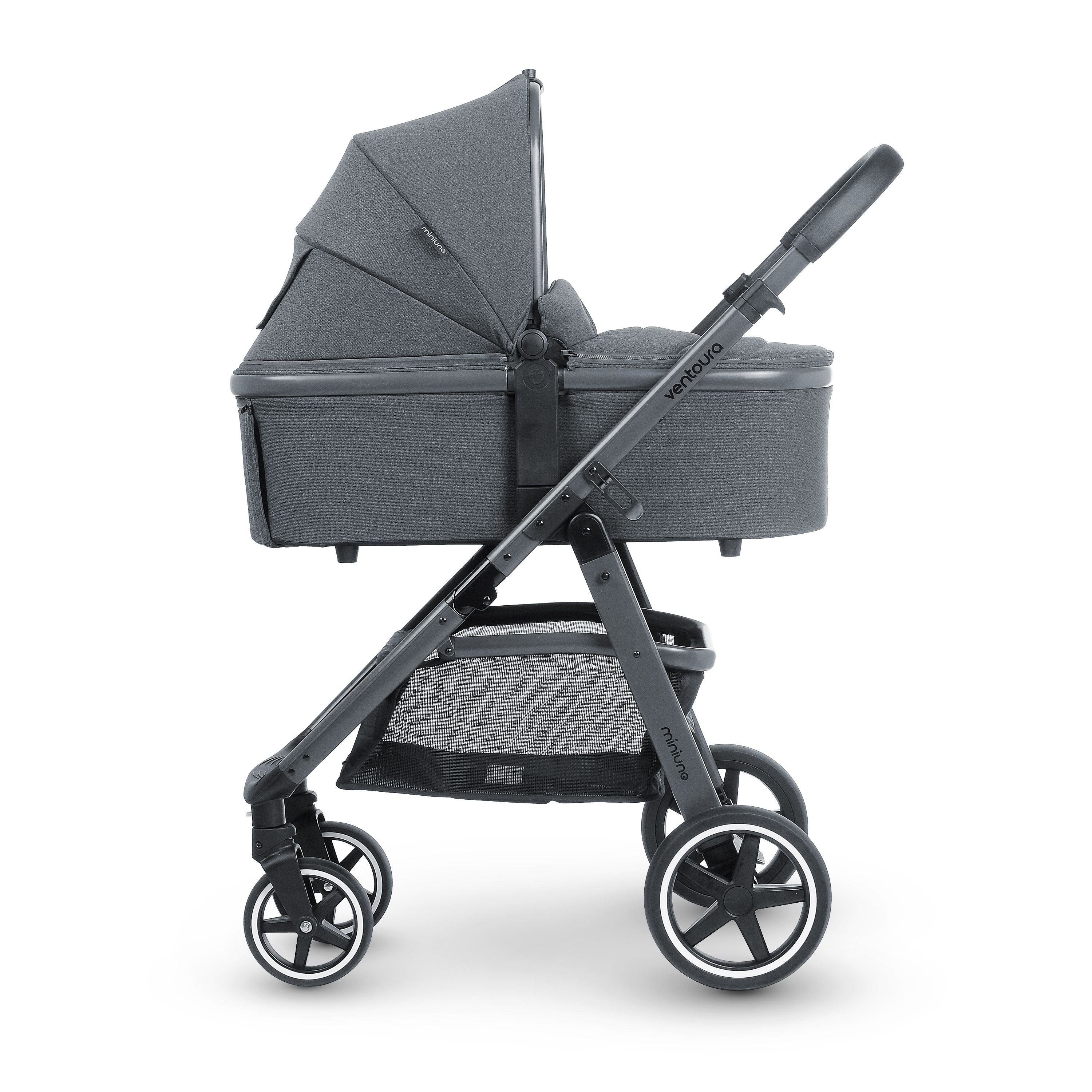 Mini Uno Ventoura 3 in 1 Travel System in Anthracite Bennetts Baby Boutique