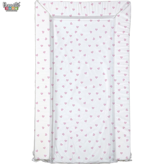 Pink Hearts Changing Mat