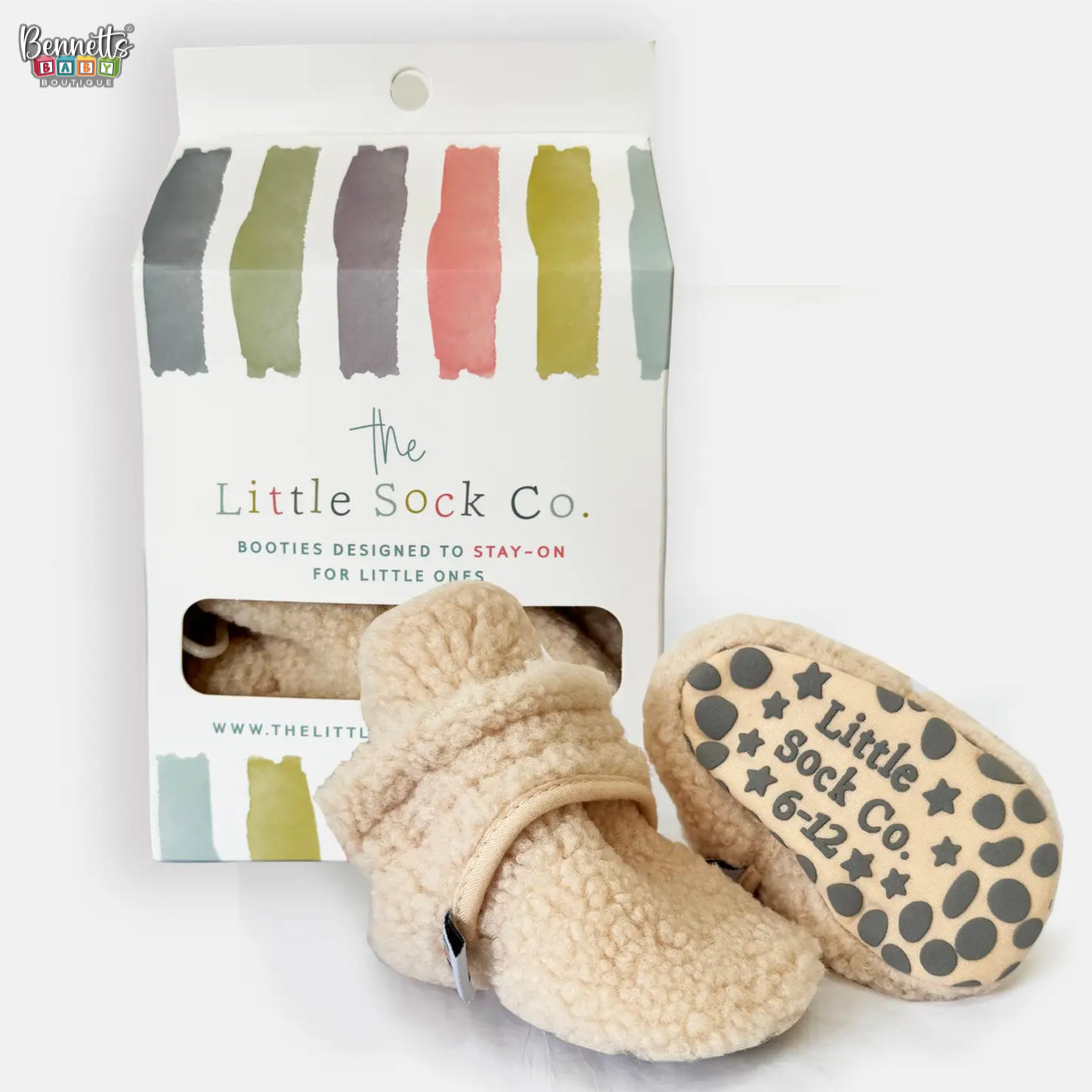 The Little Sock Company - Sherpa - Stay-On, Non-Slip Booties 