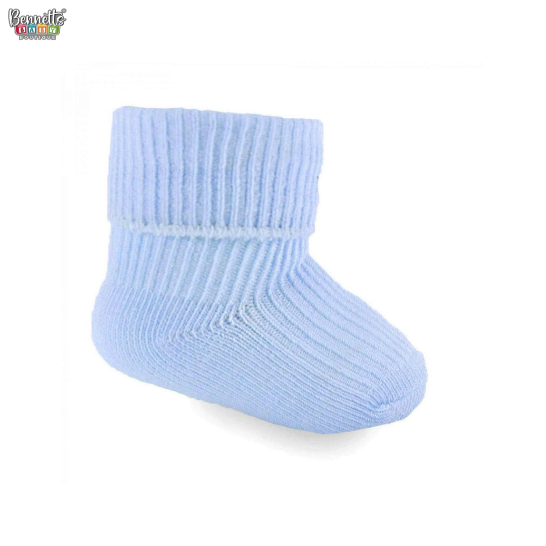 Soft Touch Blue 2 Pair Set Premature Infants Sock