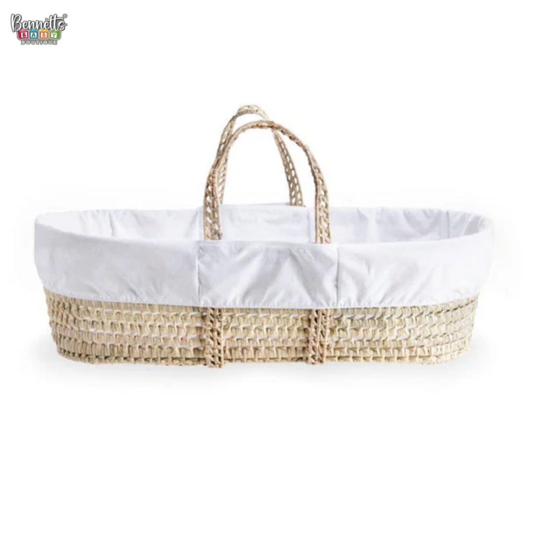 Clair De Lune Scandi Palm Moses Basket