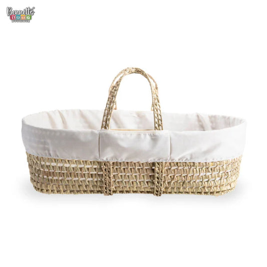 Clair De Lune Scandi Palm Moses Basket