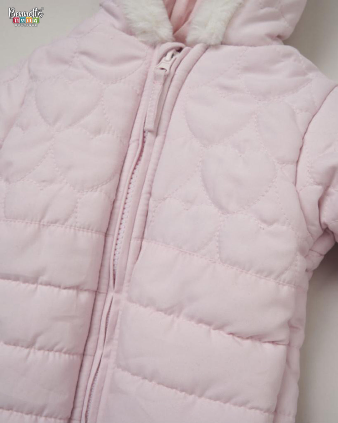 Rock a Bye Baby Pink Padded Snowsuit