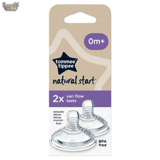 Tommee Tippee Closer to Nature Variflow Teat 2Pk