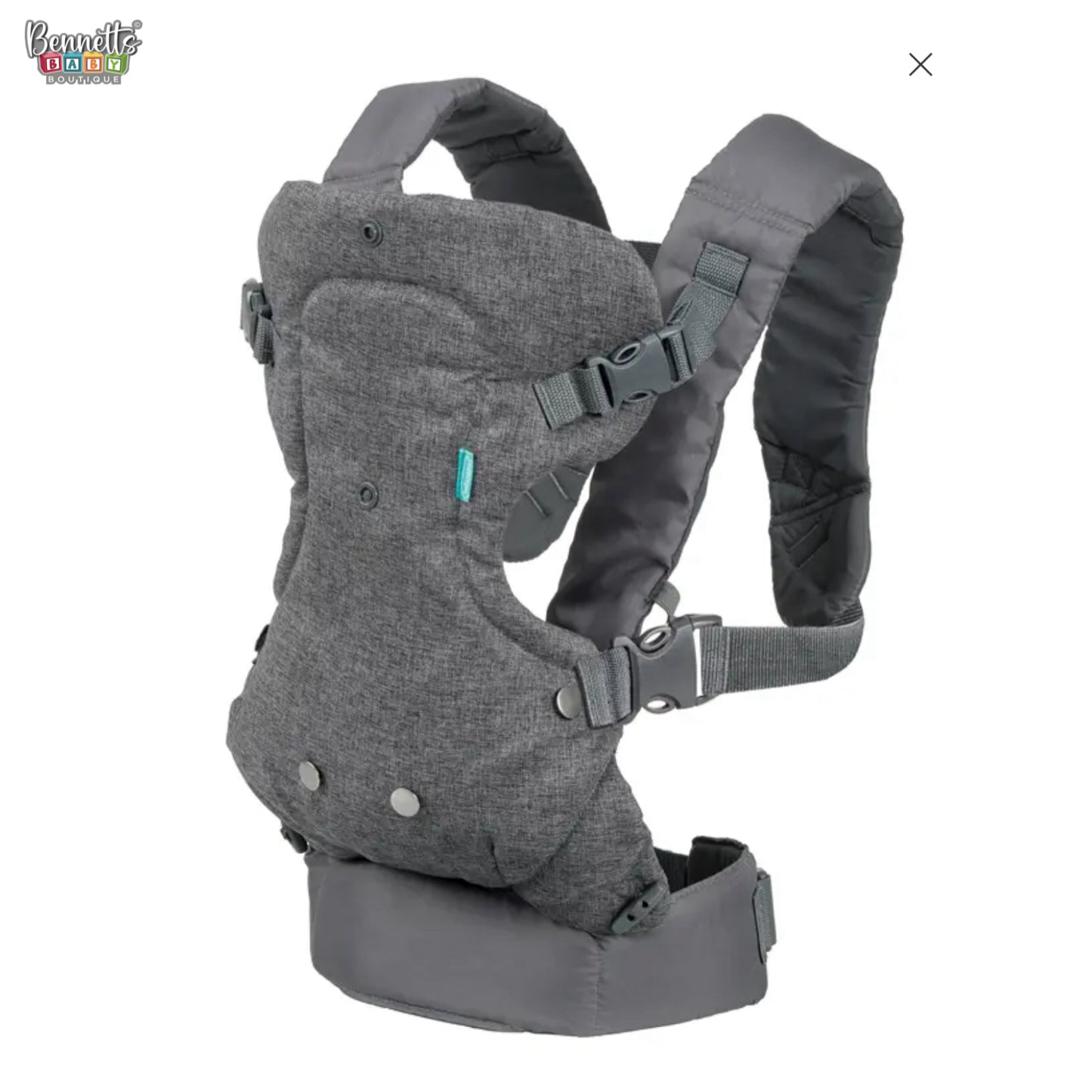 Infantino Flip Advanced 4-in-1 Convertible Baby Carrier Grey