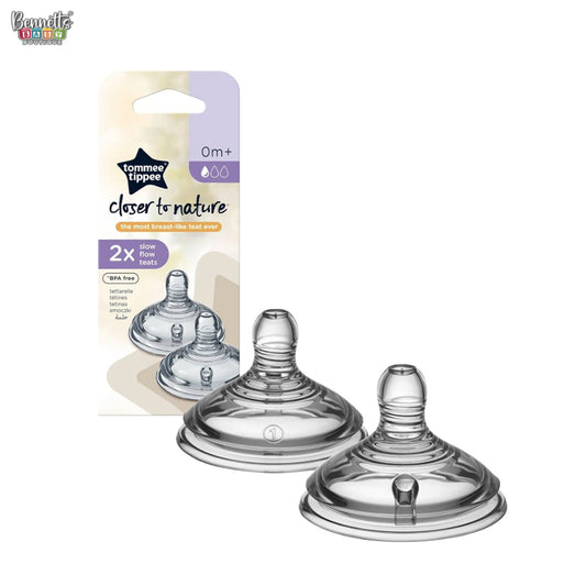 Tommee Tippee Closer to Nature Teat Slow Flow 2Pk