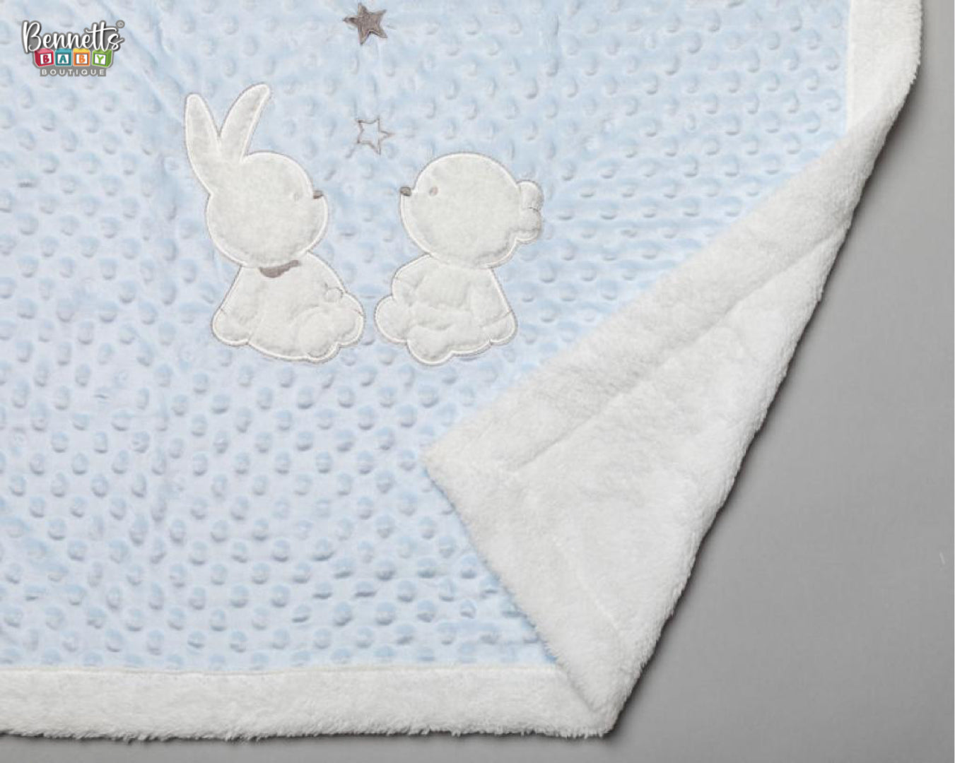 Rock a Bye Baby Blue "Bunny and Bear" Bubble Wrap