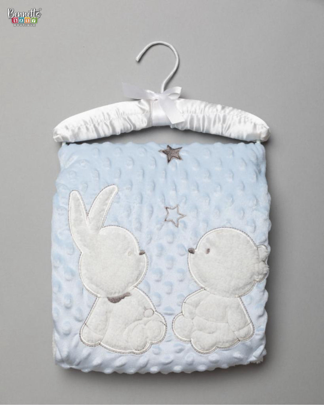 Rock a Bye Baby Blue "Bunny and Bear" Bubble Wrap