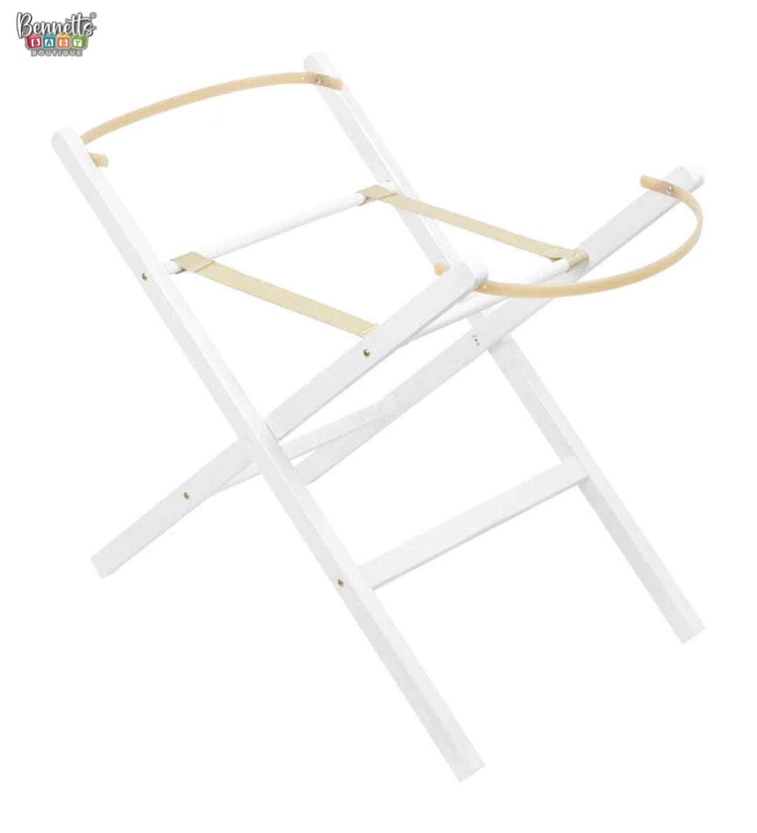 Clair De Lune Self Assembly Wooden Folding Moses Basket Stand