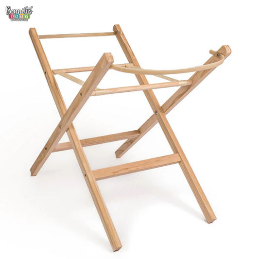 Clair De Lune Self Assembly Wooden Folding Moses Basket Stand