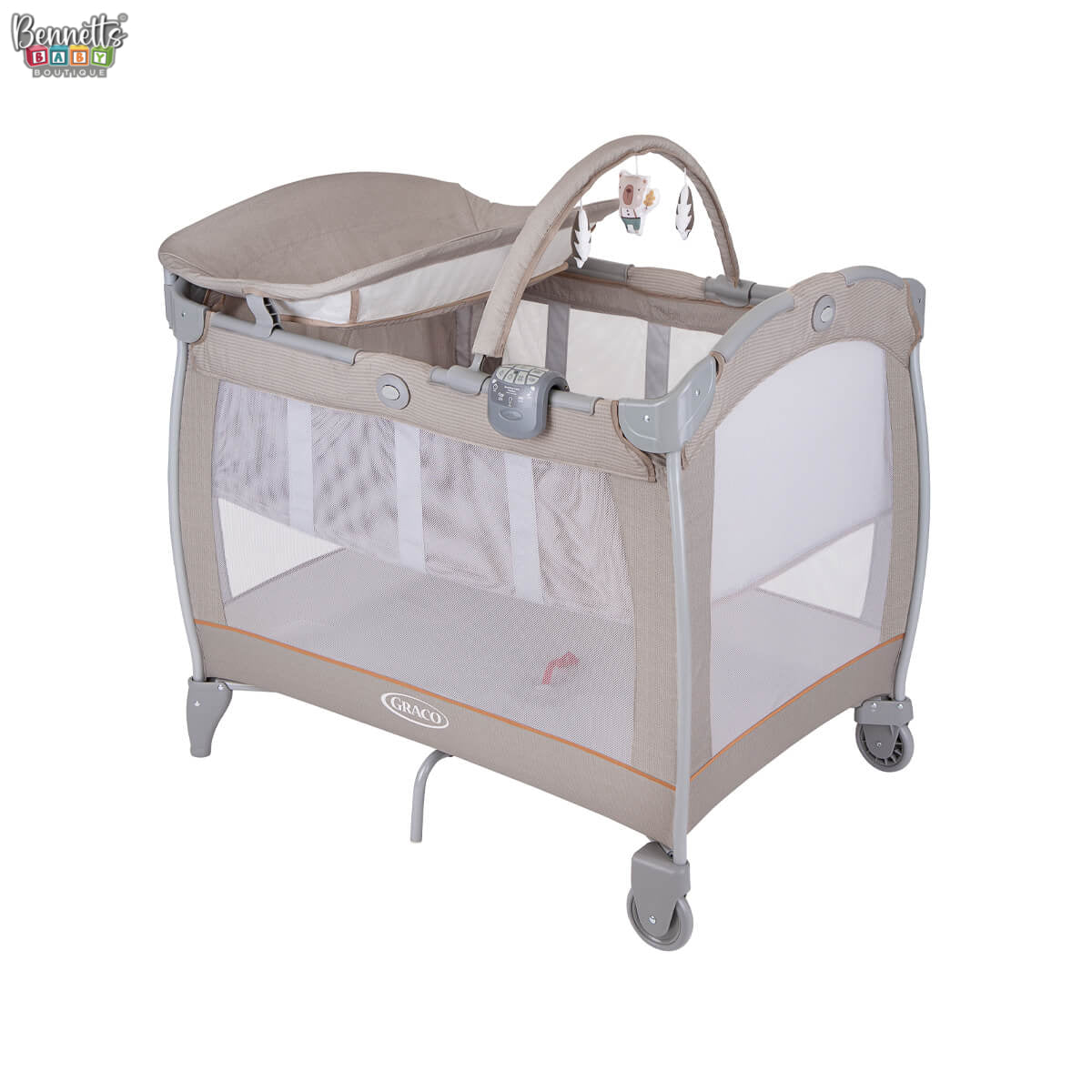 Graco Contour® Electra Bassinet Travel Cot with Changing Table