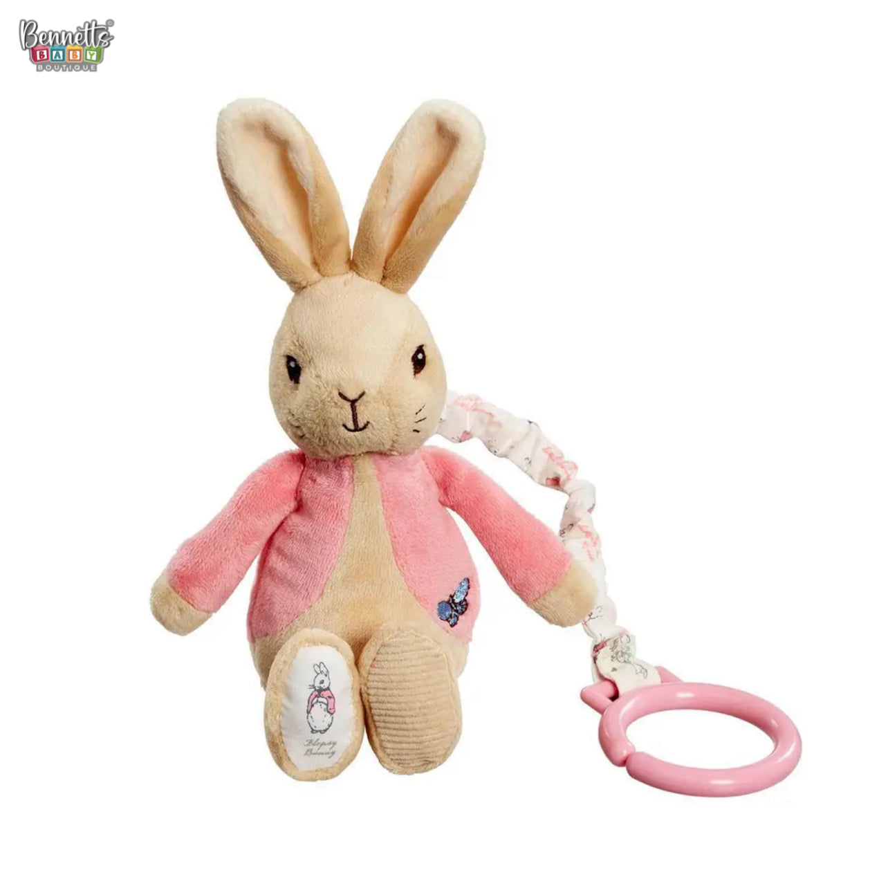 Flopsy Bunny Jiggle Attachable Toy 21cm