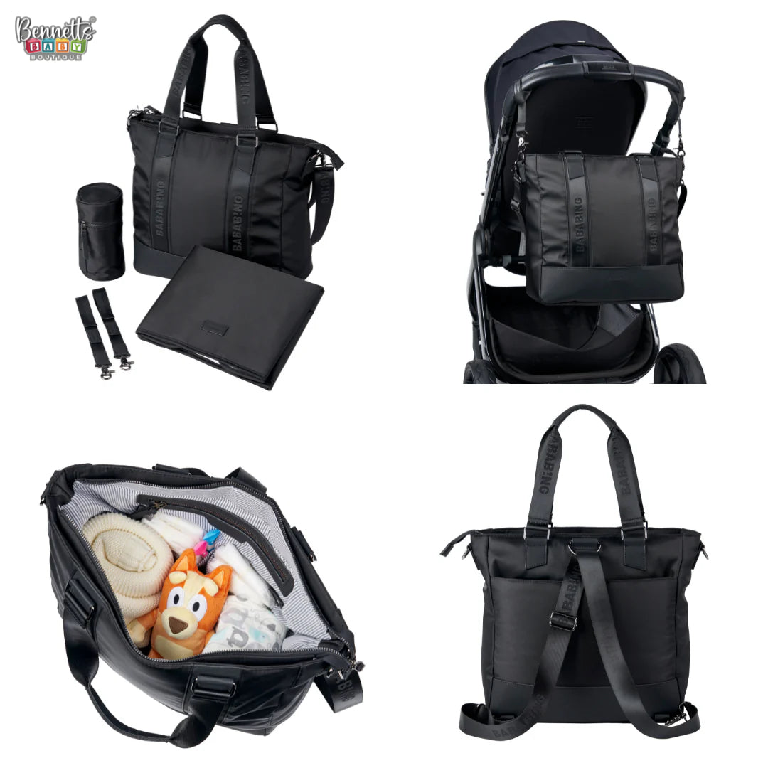 Bababing Moda Backpack Changing Bag (Black)