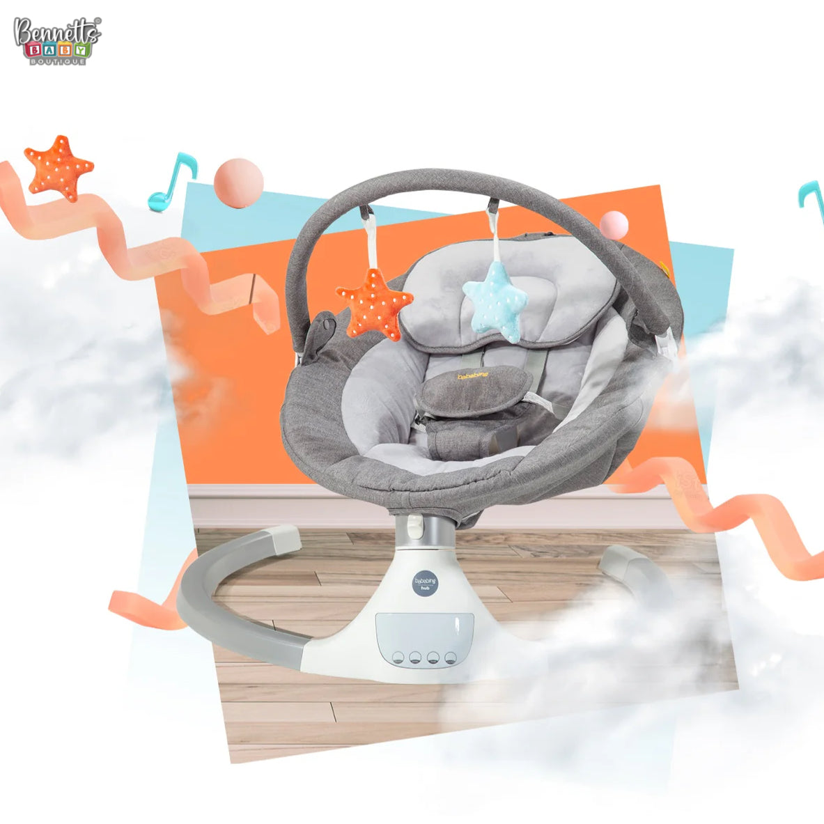 Bababing Hub Electric Baby Swing