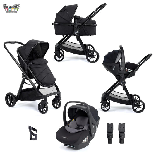 Babymore - Mimi Travel System with Coco i-Size Car Seat – Black