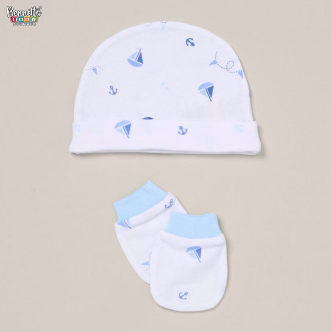 Rock A Bye Baby  5 Piece 'Little Boats' Gift Set & Bag