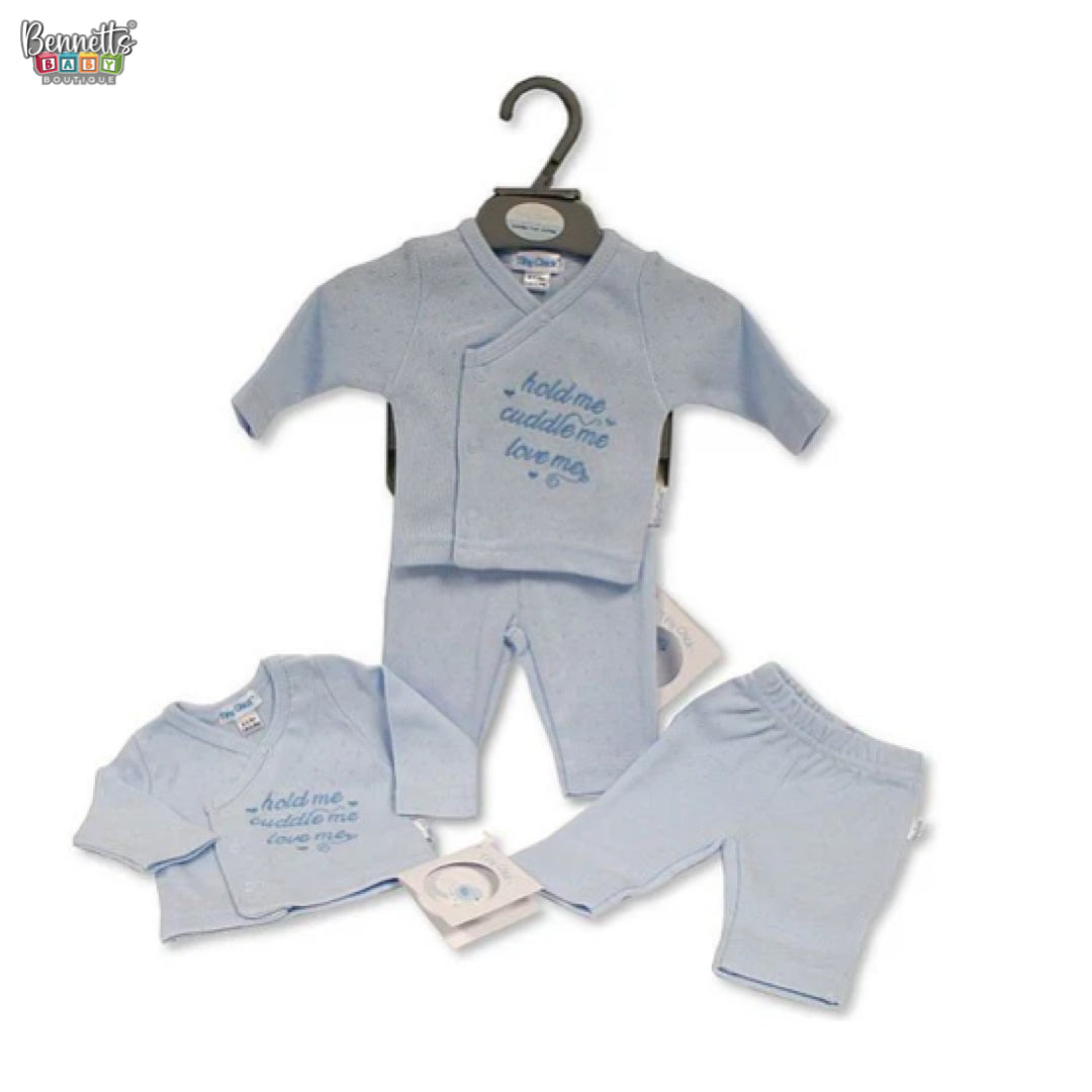 Tiny Chick Premature 2 Piece "Hold Me, Love me, Cuddle me" Set