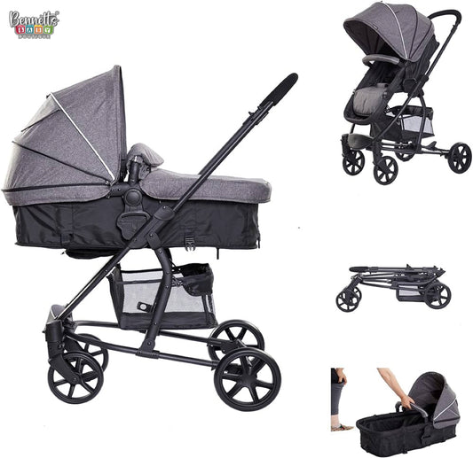 Ricco Foldable 2 in 1 Pushchair