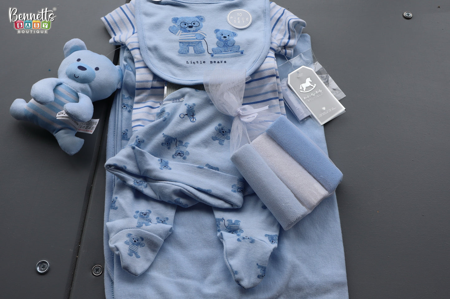 Rock-A-Bye Baby Little Bears 10-Piece Baby Gift Set