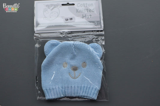 Tiny Baby Cotton Knitted Hat