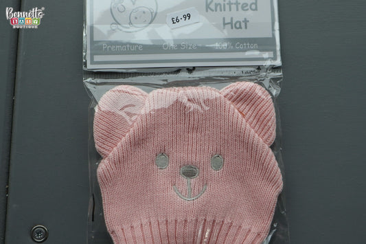 Tiny Baby Cotton Knitted Hat